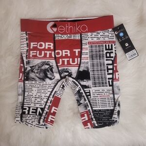 Ethika Boxer Briefs Newspaper Graphics NWTS/P20